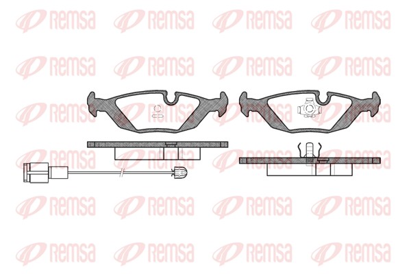 Brake Pad Set, disc brake (0155.12)