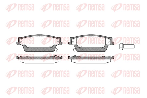 Brake Pad Set, disc brake (1087.04)