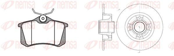 Brake Kit, disc brake (8263.05)