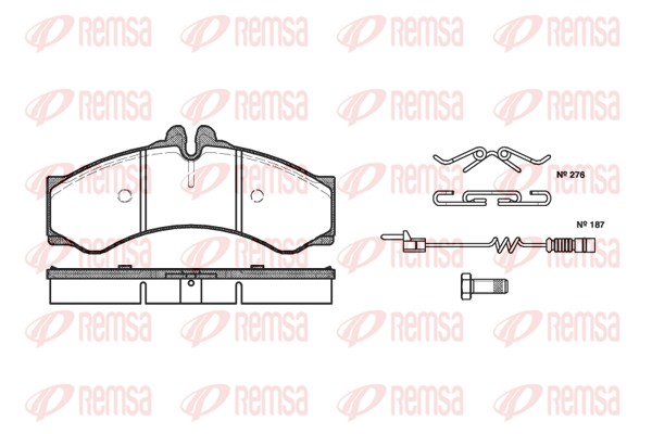 Brake Pad Set, disc brake (0614.02)