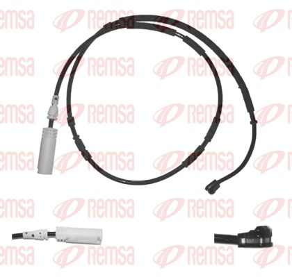 Warning Contact, brake pad wear (001103)