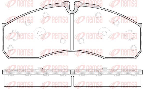 Brake Pad Set, disc brake (0651.30)