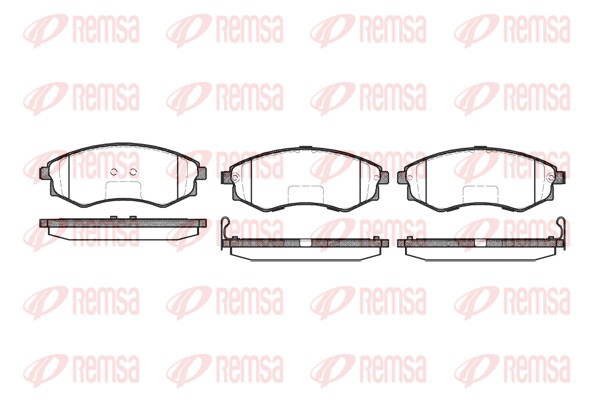 Brake Pad Set, disc brake (0318.52)