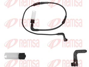 Warning Contact, brake pad wear (001056)