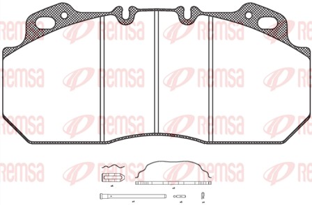 Brake Pad Set, disc brake (JCA 622.30)