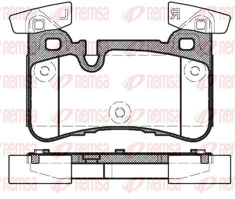Brake Pad Set, disc brake (1429.00)