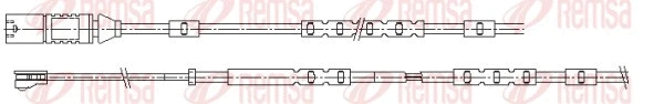 Warning Contact, brake pad wear (001161)