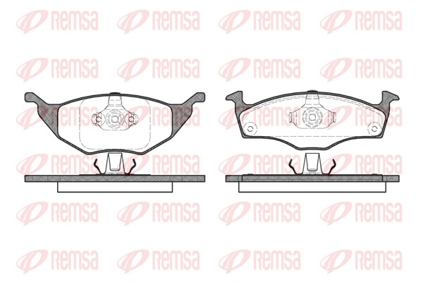 Brake Pad Set, disc brake (0718.20)