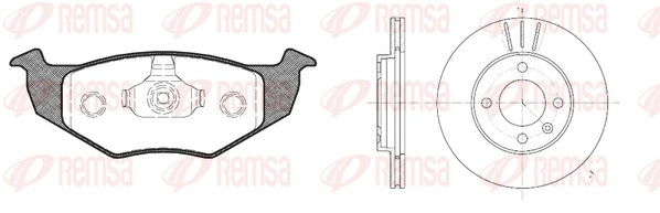 Brake Kit, disc brake (8609.04)