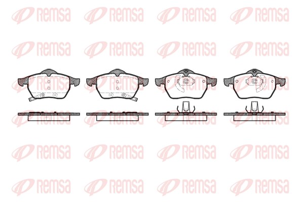 Brake Pad Set, disc brake (0390.32)
