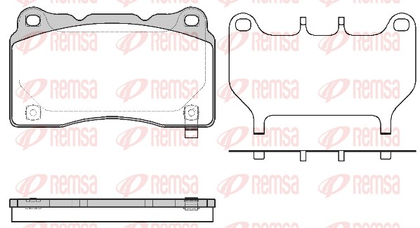 Brake Pad Set, disc brake (0666.64)