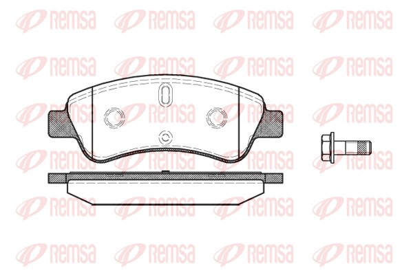 Brake Pad Set, disc brake (0840.10)