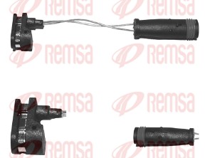 Warning Contact, brake pad wear (001043)