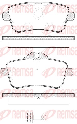 Brake Pad Set, disc brake (1503.00)