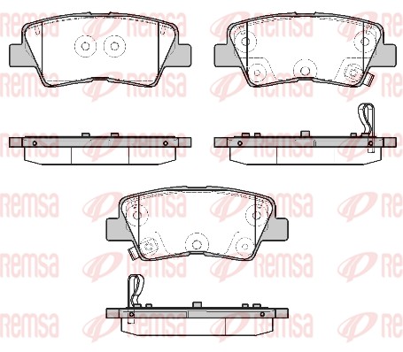 Brake Pad Set, disc brake (1807.12)
