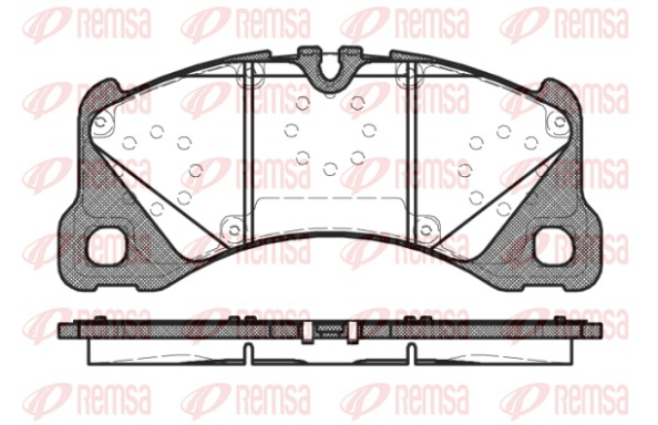 Brake Pad Set, disc brake (1345.40)