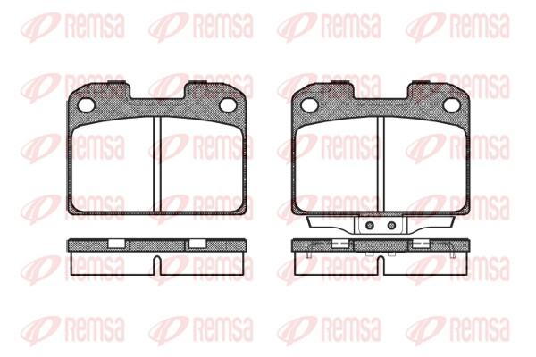 Brake Pad Set, disc brake (0476.00)