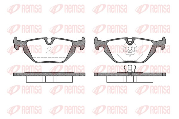 Brake Pad Set, disc brake (0265.30)
