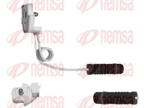 Warning Contact, brake pad wear (001001)