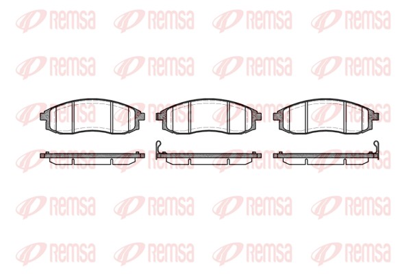 Brake Pad Set, disc brake (0598.12)