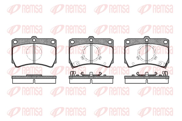 Brake Pad Set, disc brake (0212.02)