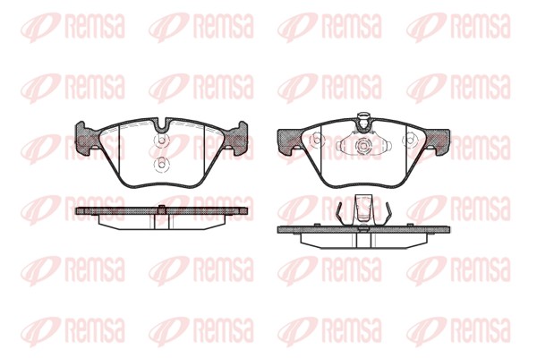 Brake Pad Set, disc brake (1052.00)