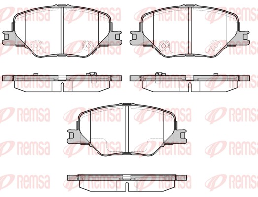 Brake Pad Set, disc brake (1795.02)
