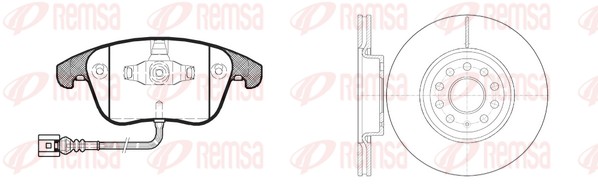 Brake Kit, disc brake (81219.02)