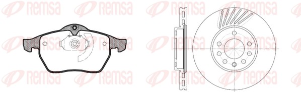 Brake Kit, disc brake (8390.02)