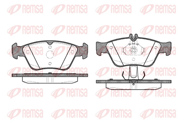 Brake Pad Set, disc brake (0586.10)