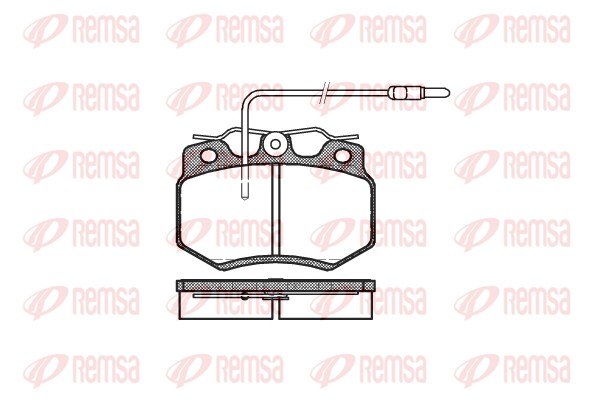 Brake Pad Set, disc brake (0170.04)