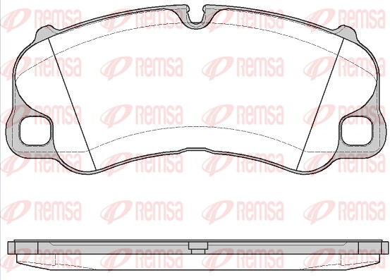 Brake Pad Set, disc brake (1595.00)