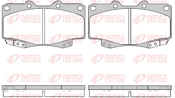 Brake Pad Set, disc brake (0315.22)