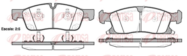 Brake Pad Set, disc brake (1430.02)