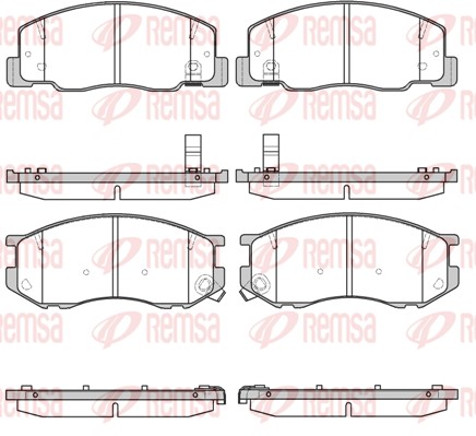 Brake Pad Set, disc brake (0636.04)