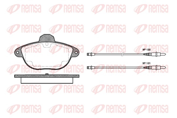 Brake Pad Set, disc brake (0608.04)