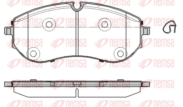 Brake Pad Set, disc brake (1857.00)