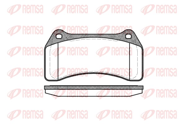 Brake Pad Set, disc brake (0895.00)