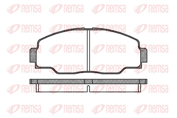 Brake Pad Set, disc brake (0308.00)