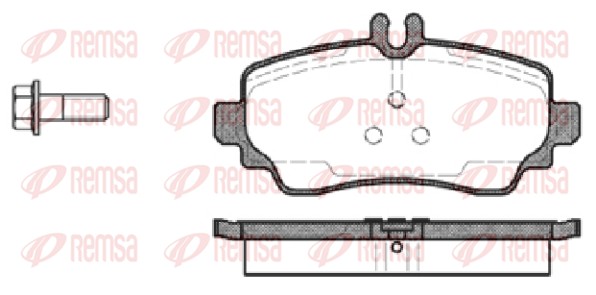 Brake Pad Set, disc brake (0650.00)