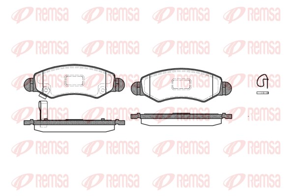 Brake Pad Set, disc brake (0702.21)