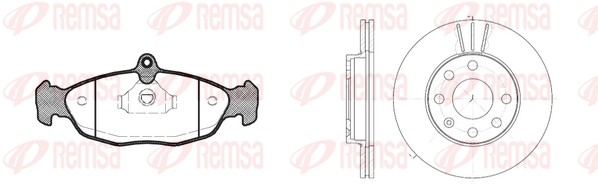 Brake Kit, disc brake (8393.02)