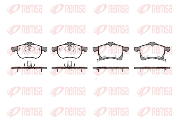 Brake Pad Set, disc brake (0683.02)