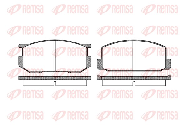 Brake Pad Set, disc brake (0109.00)