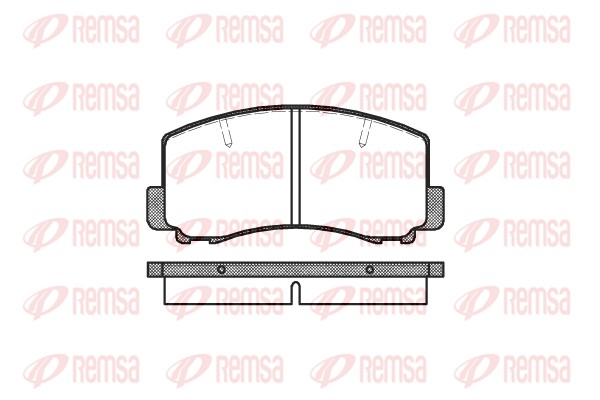Brake Pad Set, disc brake (0165.00)