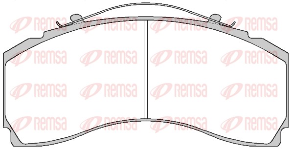 Brake Pad Set, disc brake (JCA 1480.00)