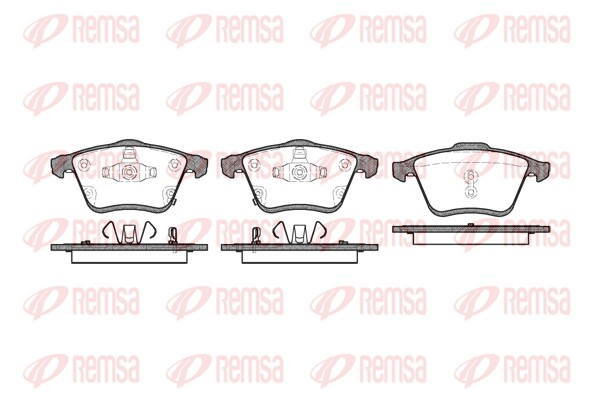 Brake Pad Set, disc brake (1182.02)