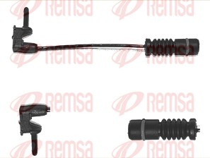 Warning Contact, brake pad wear (001002)