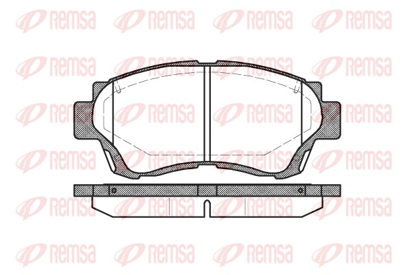 Brake Pad Set, disc brake (0370.00)