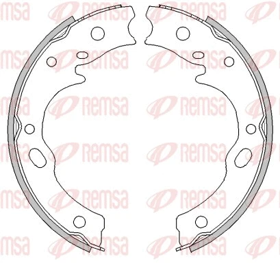 Brake Shoe, parking brake (4277.01)